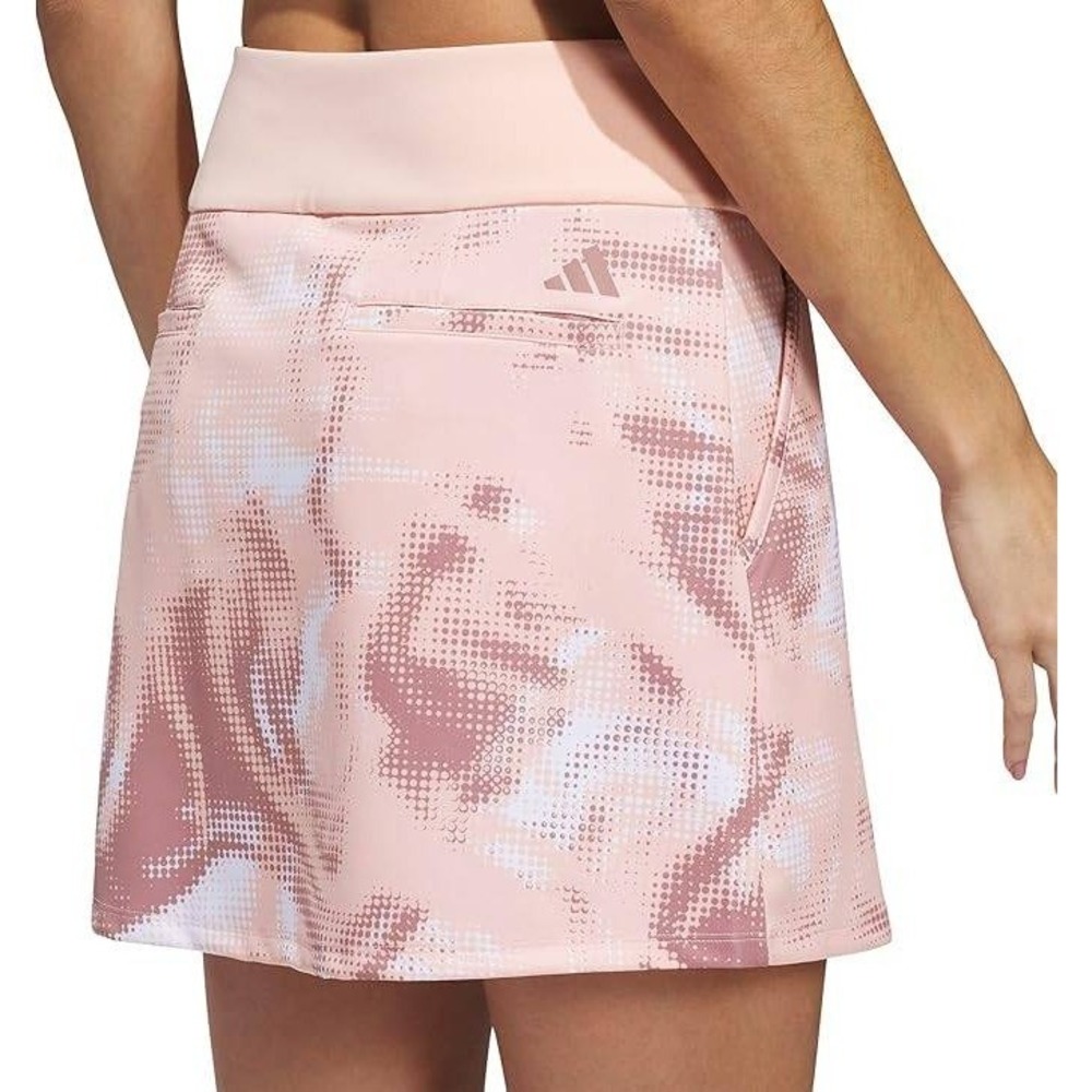 adidas Ultimate365 Skort Women's XS Powder Coral Geometric Golf Performance - Picture 2 of 10